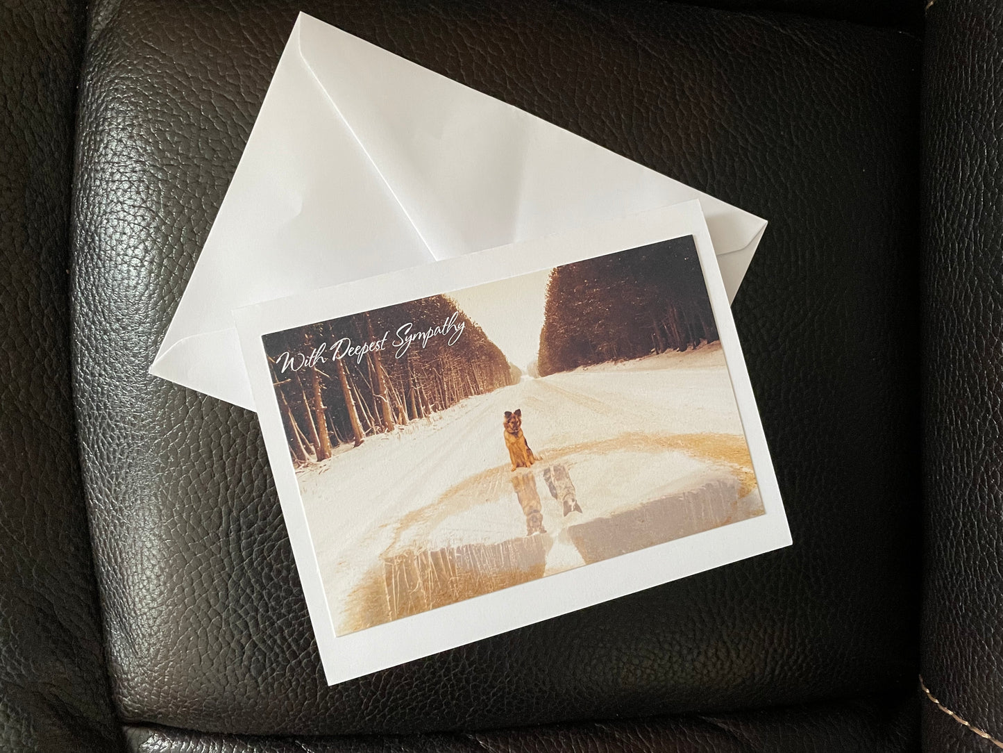 Folded Pet Sympathy Cards